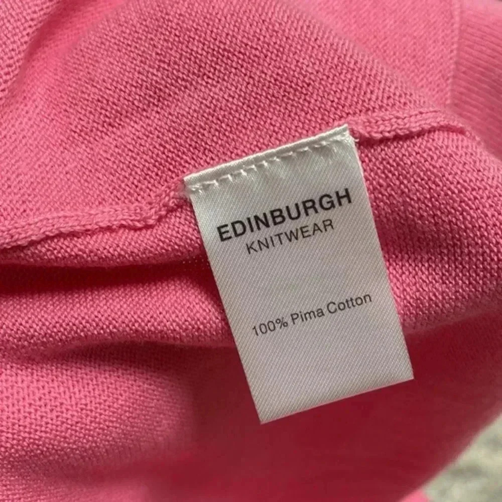 EDINBURGH KNITWEAR ELENA COLLARED TEE - Picture 6 of 9